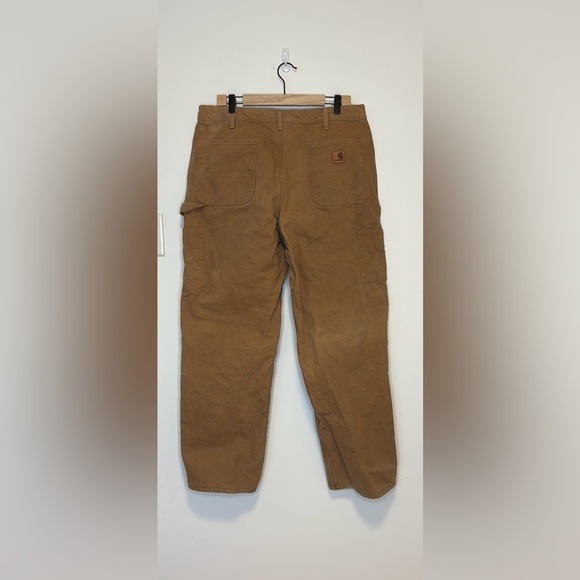 Carhartt lined carpenter pants , sz 36 X 30 - Picture 3 of 12